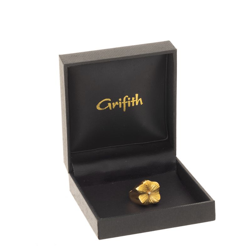 Anel-Stella-Guerra-Flor-Ouro