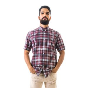 Camisa Burberry Quadriculado Vinho