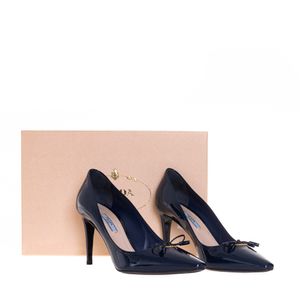 Scarpin Prada Verniz Azul