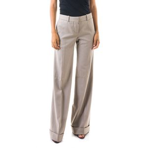 Calça Chloé Alfaiataria Lã Bege