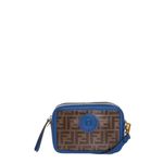 Bolsa-Fendi-Transversal-FF-Monograma-e-Couro-Azul