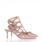 Scarpin-Valentino-Rockstud-Verniz-Bege