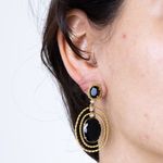 Brinco-Argola-Onix-e-Brilhantes