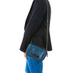Bolsa-Coach-Flores-Couro-Azul
