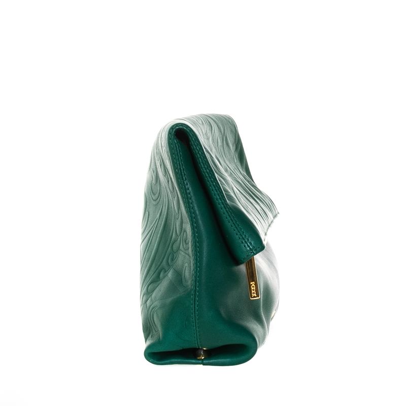 Clutch-Emilio-Pucci-Couro-Verde