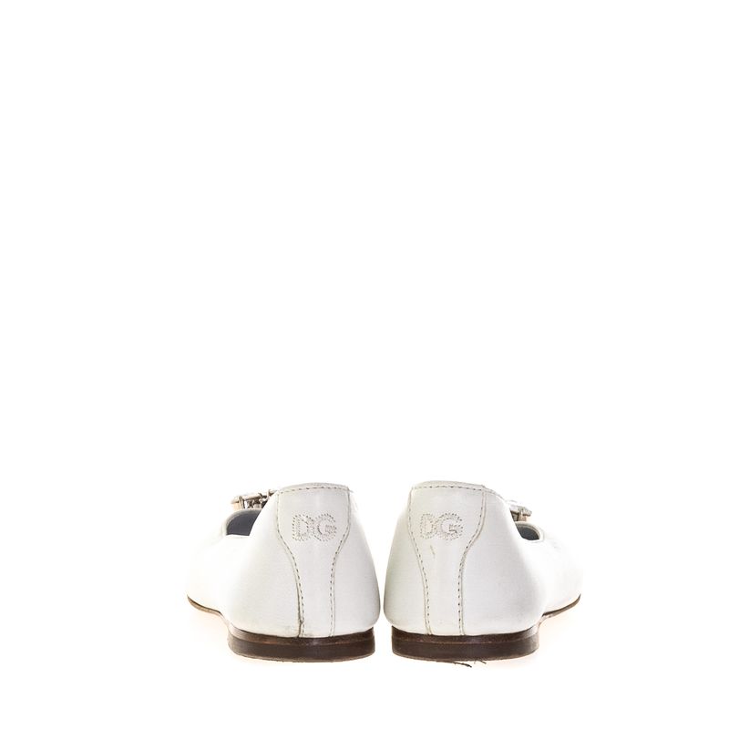 Sapatilha-Dolce---Gabbana-Infantil-Couro-Branco