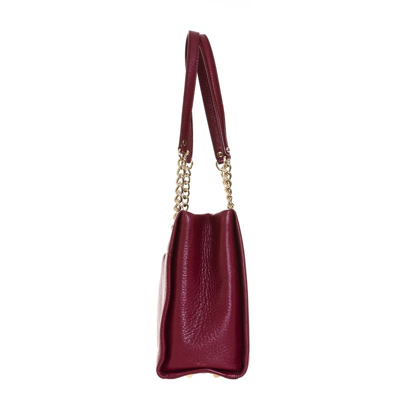 Bolsa-Kate-Spade-Alca-Corrente-Couro-Marsala