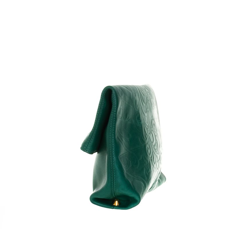 Clutch-Emilio-Pucci-Couro-Verde