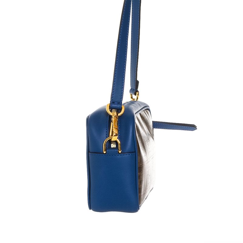 Bolsa-Fendi-Transversal-FF-Monograma-e-Couro-Azul