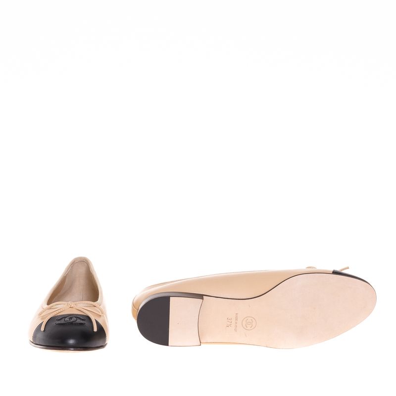Sapatilha-Chanel-CC-Cap-Bicolor