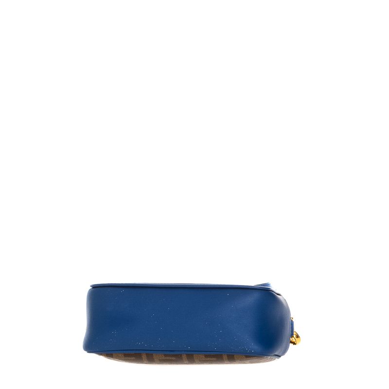 Bolsa-Fendi-Transversal-FF-Monograma-e-Couro-Azul