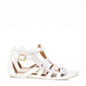 Rasteira Chloé Couro Branco