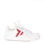 Tenis-Celine-Branco-Faixa-Vermelha