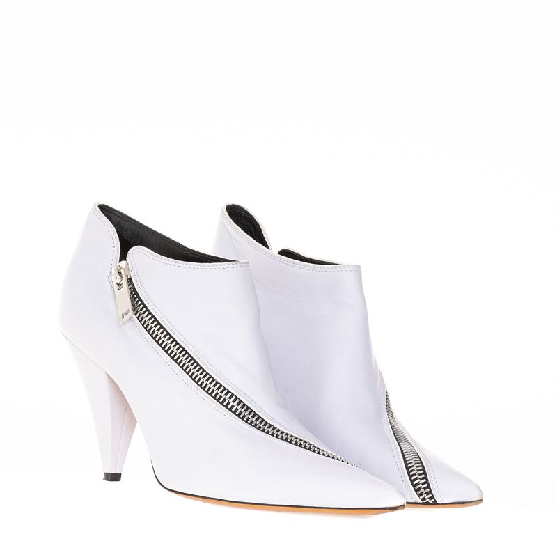 Bota-Ankle-Boot-Celine-Cinza-com-Ziper
