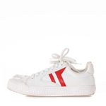 Tenis-Celine-Branco-Faixa-Vermelha