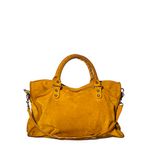 Bolsa-Balenciaga-Motocross-Classic-Camurca-Mostarda