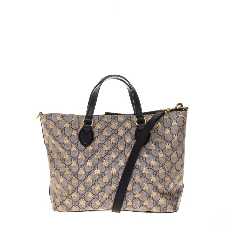 Bolsa-Gucci-Tote-GG-Supreme-Abelhas