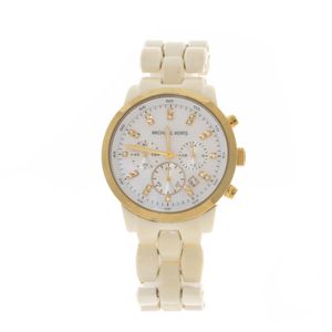 Relógio Michael Kors Branco e Dourado