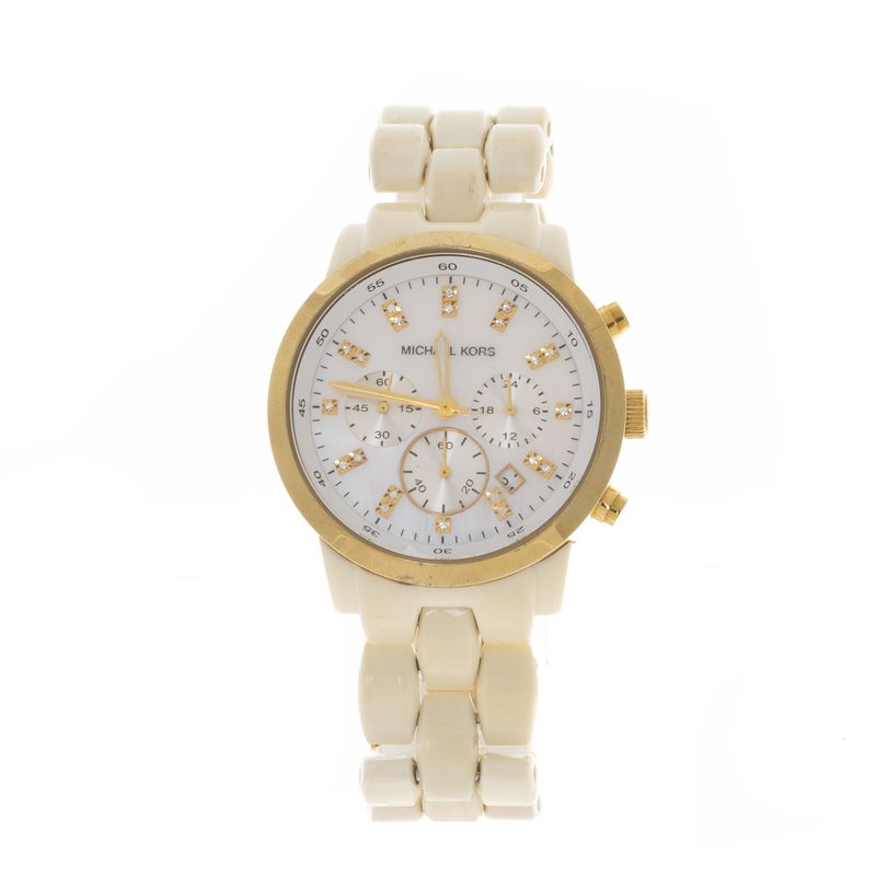Relogio-Michael-Kors-Branco-e-Dourado