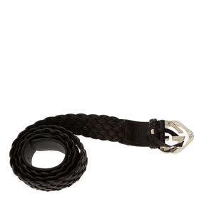 Cinto Gucci Couro Entrelaçado Marrom