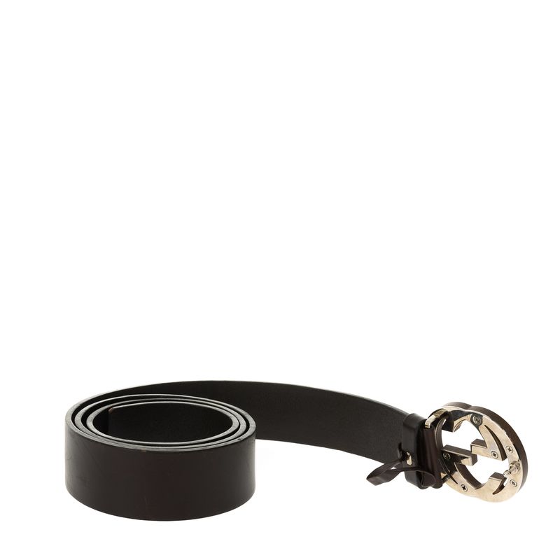 Cinto-Gucci-Couro-Marrom-e-Fivela-Madeira