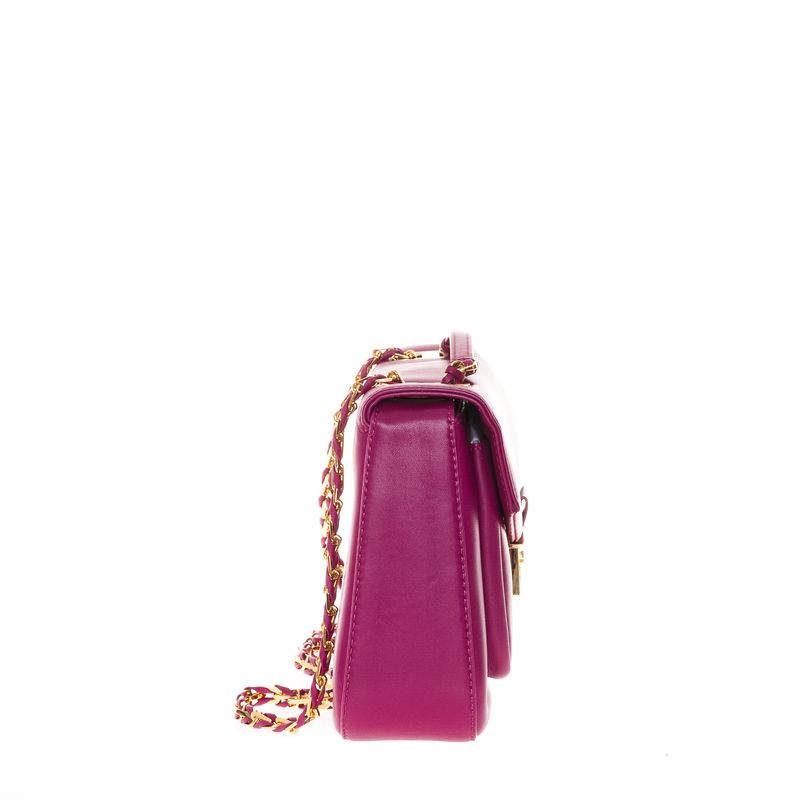 Bolsa-Fendi-Be-Baguette-Couro-Rosa