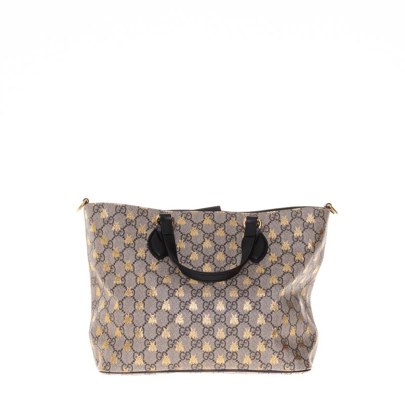 Bolsa-Gucci-Tote-GG-Supreme-Abelhas
