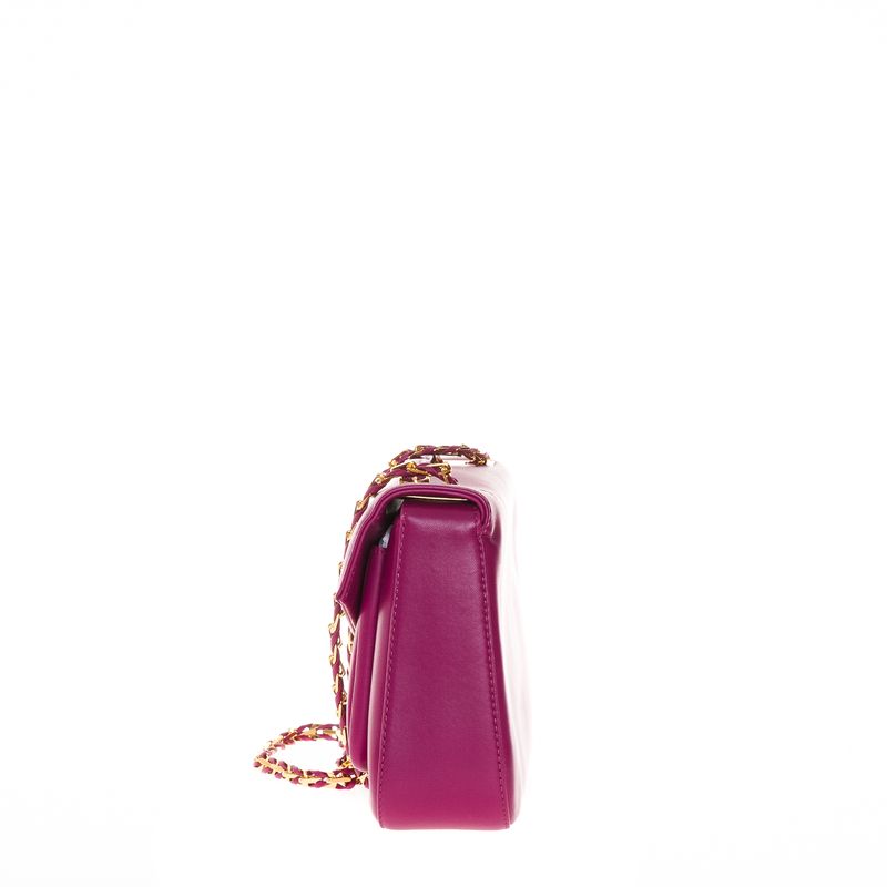 Bolsa-Fendi-Be-Baguette-Couro-Rosa