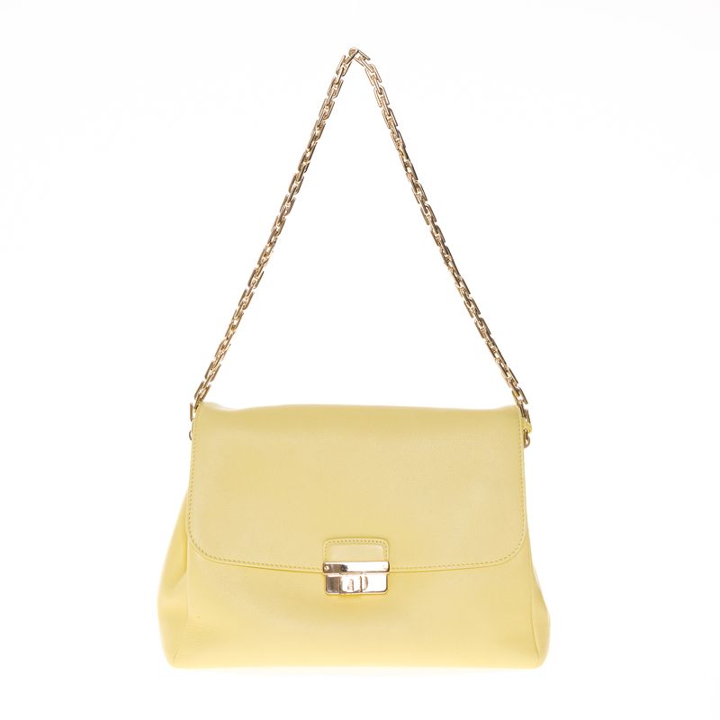 Bolsa-Christian-Dior-Diorling-Amarelo