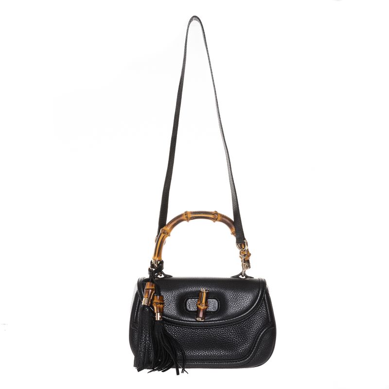 Bolsa-Gucci-Bamboo-Classic-Preta