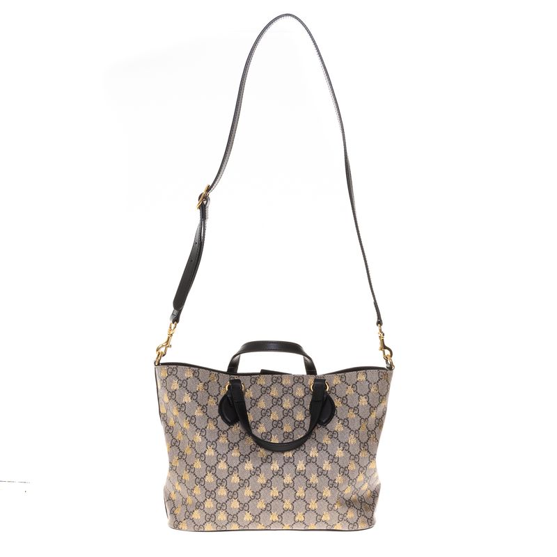 Bolsa-Gucci-Tote-GG-Supreme-Abelhas