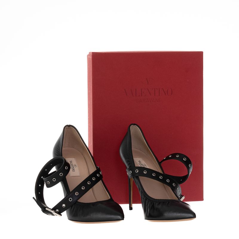 Scarpin-Valentino-Couro-Preto