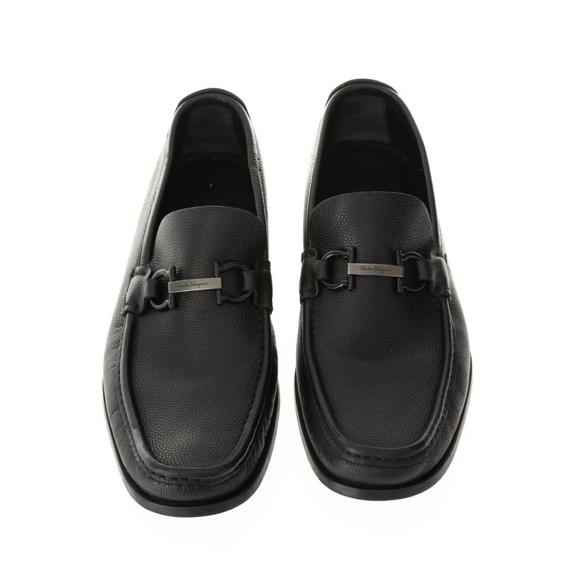 Sapato-Mocassim-Salvatore-Ferragamo-Garcini-Preto