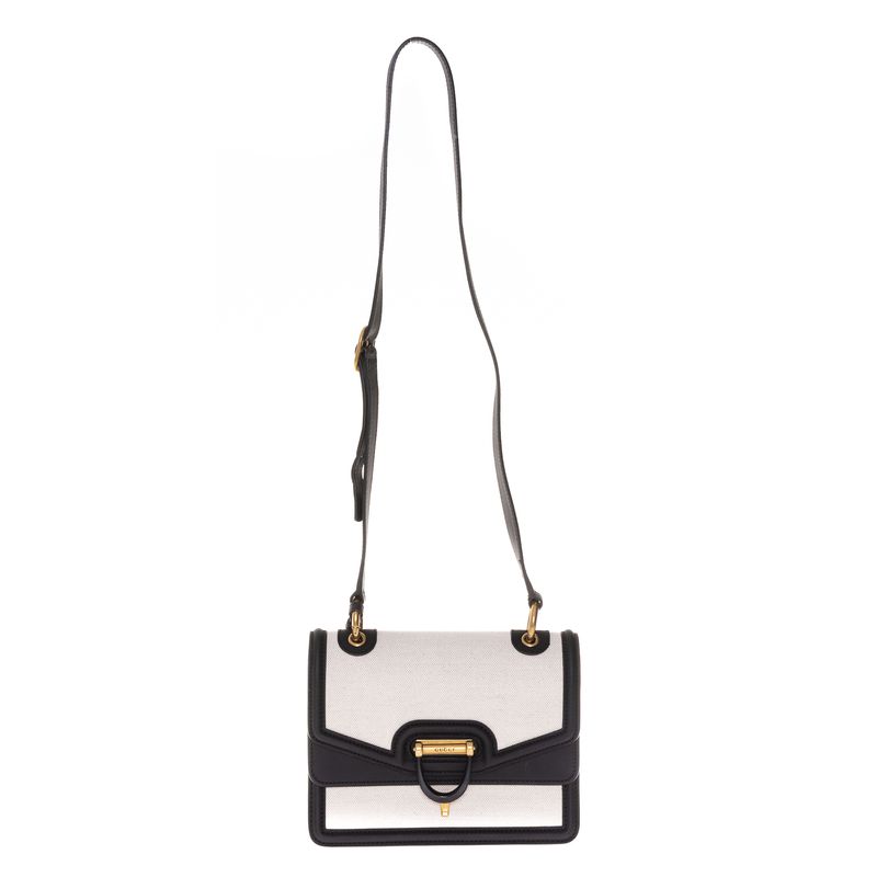 Bolsa-Gucci-Derby-Messenger-Canvas-e-Couro-Preto