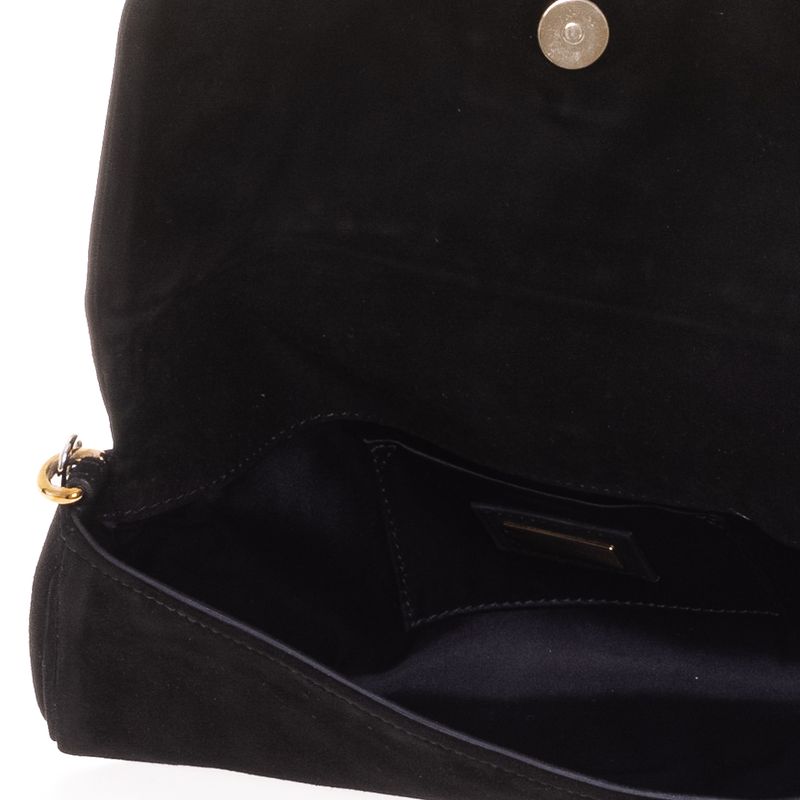Clutch-Dolce---Gabbana-Preta-Aplicacoes-Vermelhas