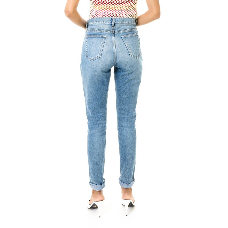 66798-Calca-Jeans-Saint-Laurent-Azul-verso