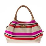 Bolsa-Kate-Spade-Tecido-Listras-e-Couro-Caramelo