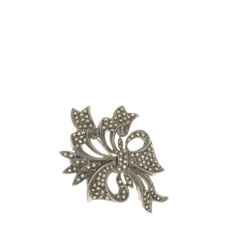 Broche-Vintage-Laco-Prata-e-Hematita