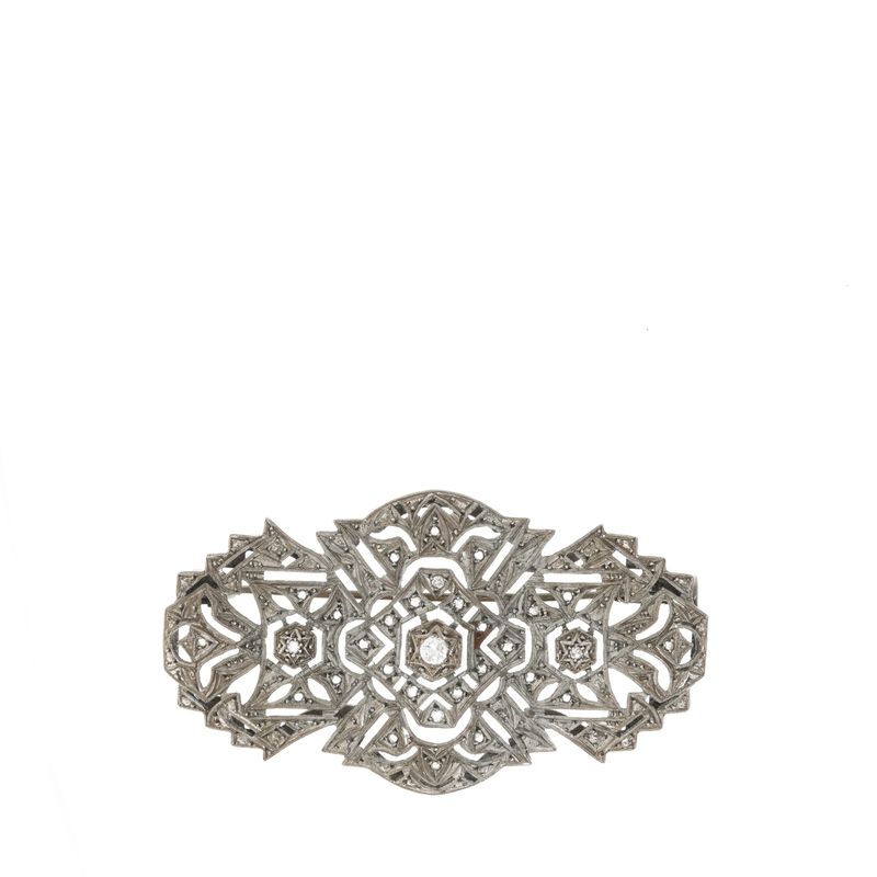 Broche-Vintage-Grande-Prateado-e-Strass