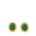 Brinco-Vintage-Pressao-Oval-Dourado-e-Acetato-Verde