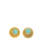 Brinco-Vintage-Pressao-Trancado-Dourado-e-Turquesa