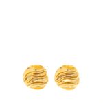 Grampo-de-Sapato-Vintage-Redondo-Ondas-Dourado