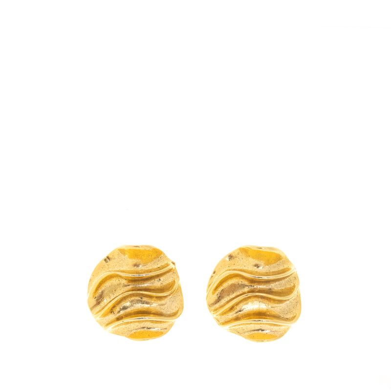 Grampo-de-Sapato-Vintage-Redondo-Ondas-Dourado