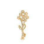 Broche-Vintage-Buque-Flores-Dourado