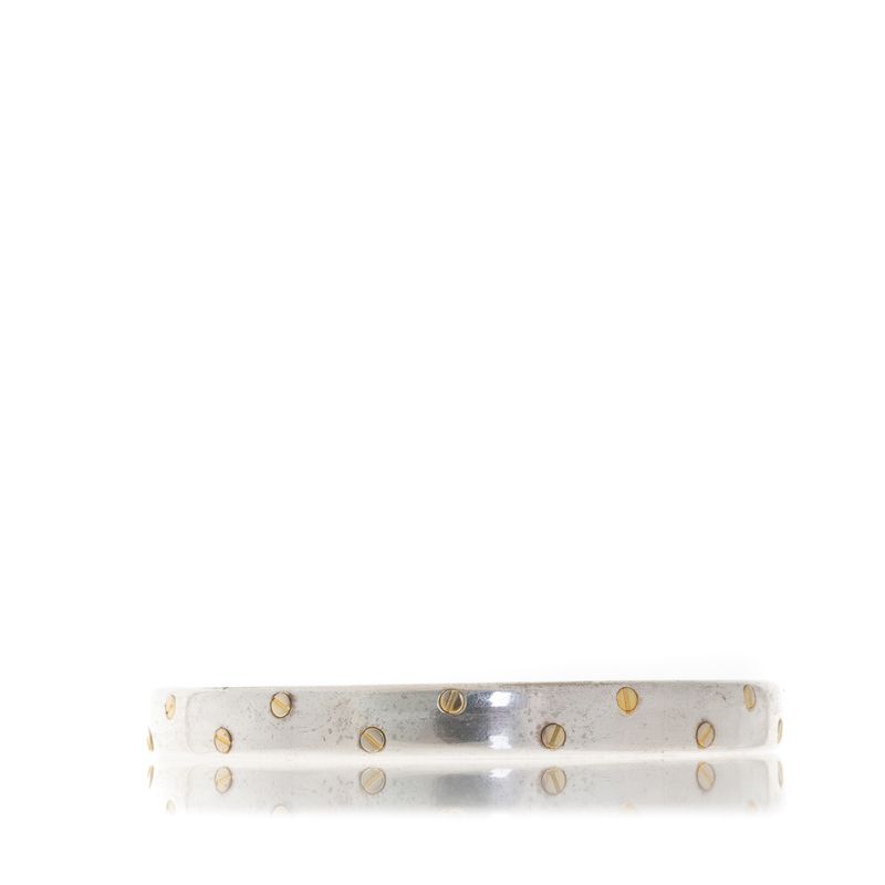 Bracelete-Vintage-Prateado-com-Pontos-Dourados