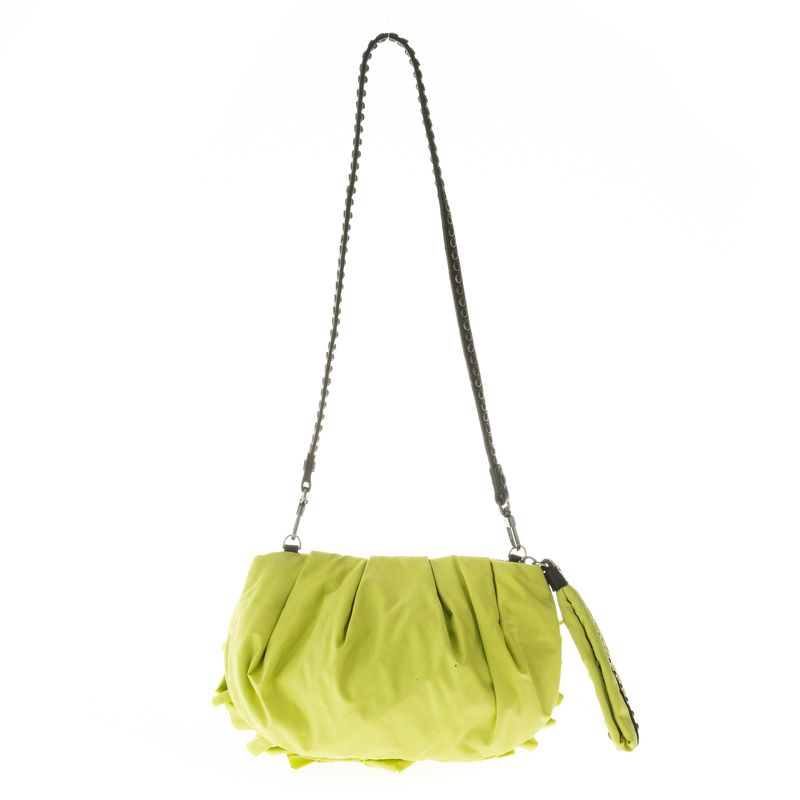 Bolsa-Diane-Von-Furstenberg-Tecido-Verde-Neon-e-Tachas