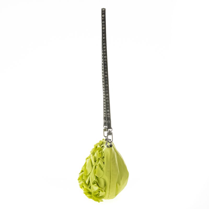 Bolsa-Diane-Von-Furstenberg-Tecido-Verde-Neon-e-Tachas