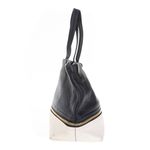 Bolsa-Salvatore-Ferragamo-Tote-Extensivel-Couro-Preto-Branco-e-Vermelho