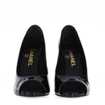 Peep-Toe-Chanel-Pearl-Verniz-Preto