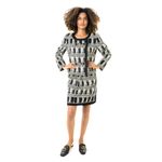 Conjunto-Vintage-Blazer-e-Saia-Estampa-Preto-e-Branco